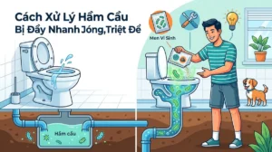 Cách kiểm tra hầm cầu bị đầy tại nhà
