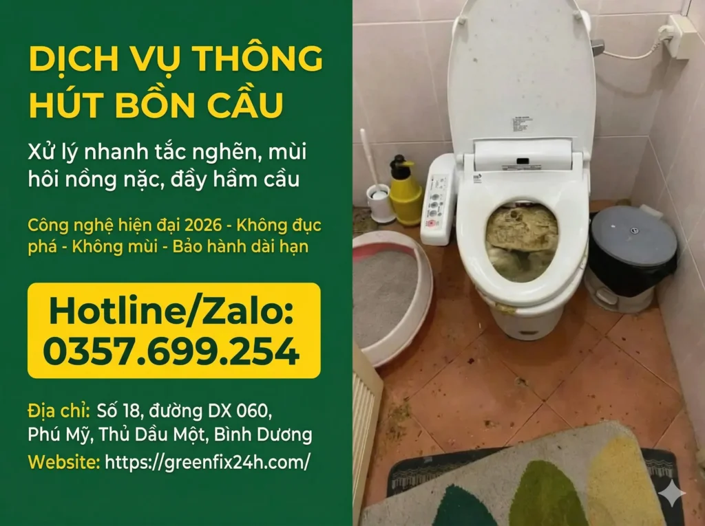 Thông tắc bồn cầu