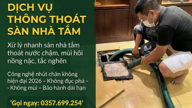 Hút hầm cầu trọn gói