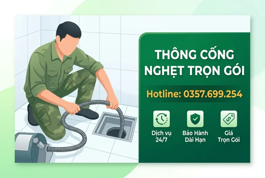 Thợ thông cống nghẹt trọn gói